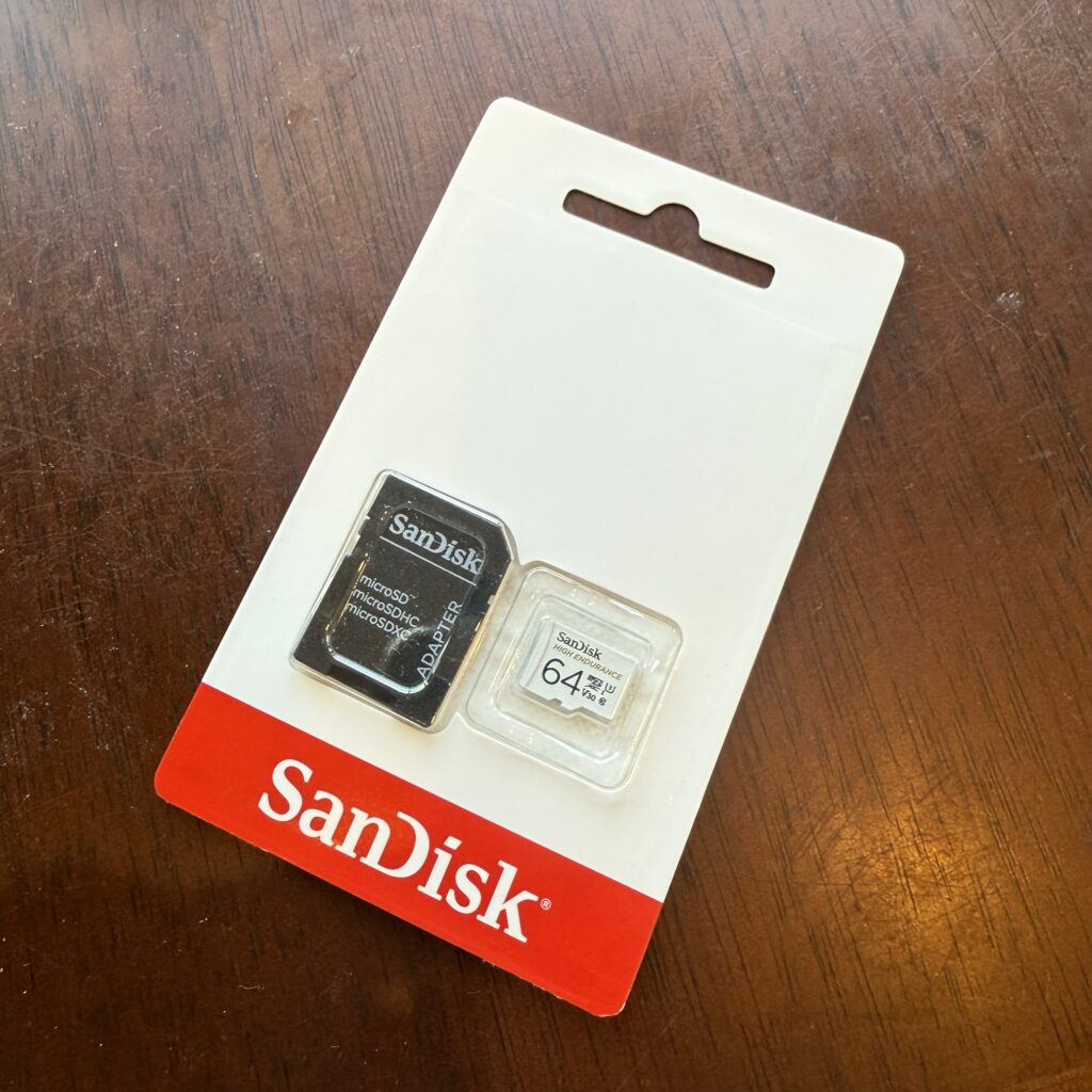 SanDisk HIGH ENDURANCE パッケージ