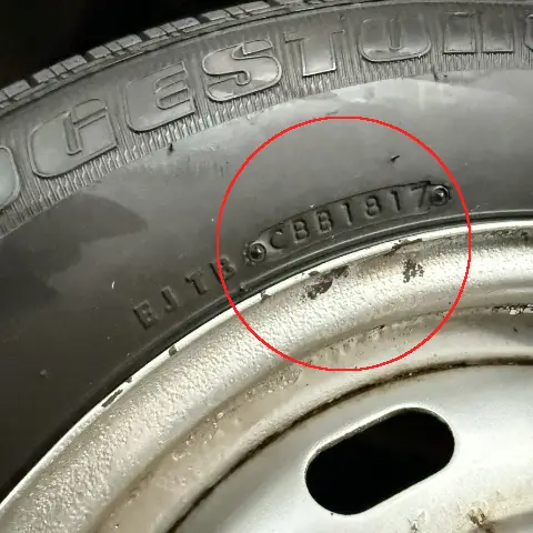 ブリジストンタイヤ製造年