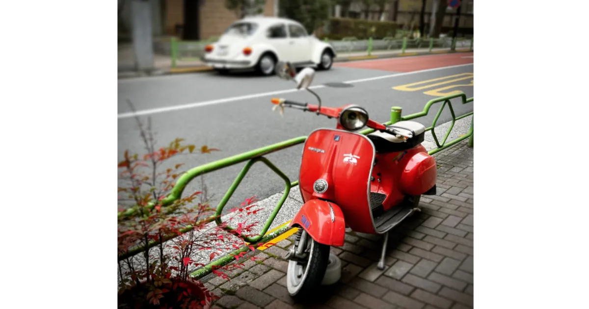 Vespa & my beetle