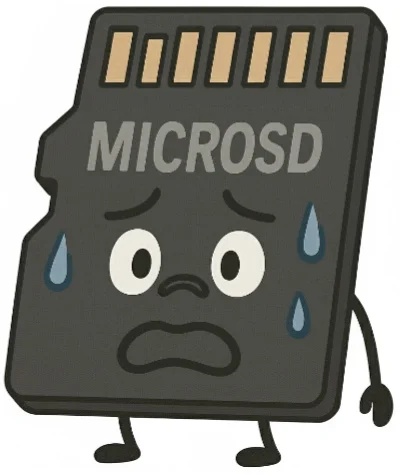 過酷な環境のSDカード