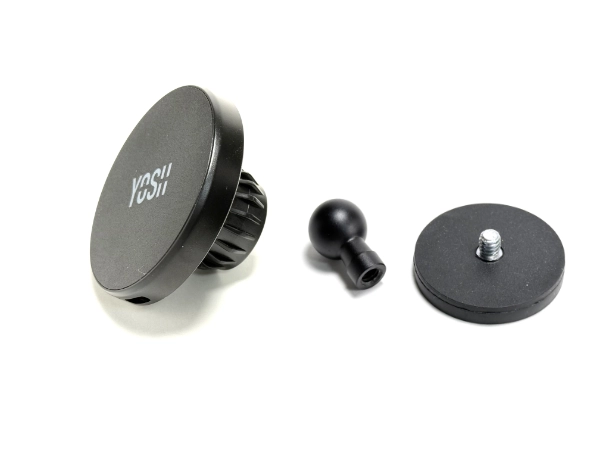 ボールヘッドマウント、マグネット、充電器