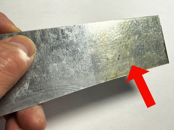 KURE 長期防錆スプレー　塗った直後