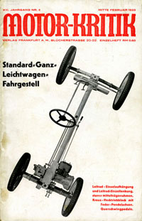 Josef Ganz’s innovative chassis design