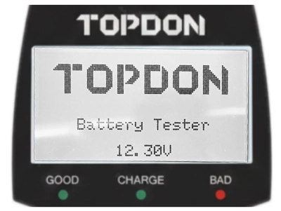 Topdon BT100 トップ画面