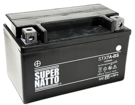 バイク用バッテリー　スーパーナット　STX7A-BS