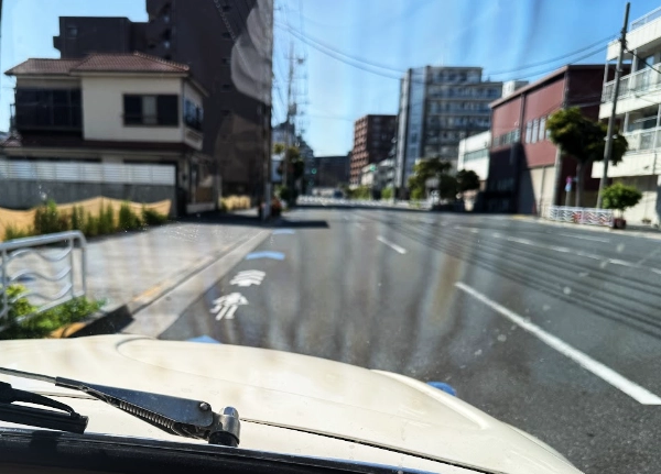 フロントガラスのにじみ
